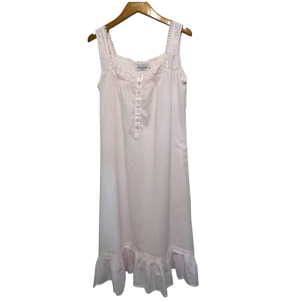 Miss Lavish London Cotton Nightgown Pink Size 14
